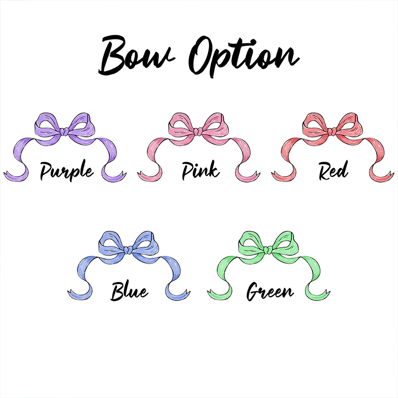 Personalized Pet Portrait Coquette Bow Nurse Keychain