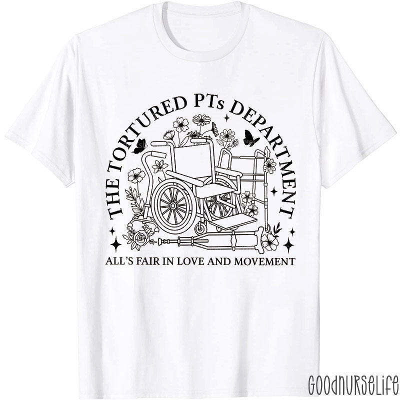 The Tortured Pts Department Nurse T-shirt