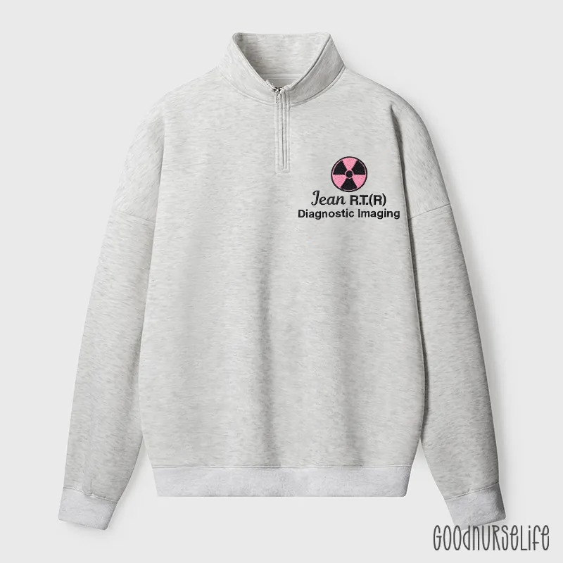 Personalized Radiation Therapist Quarter Zip Sweatshirt