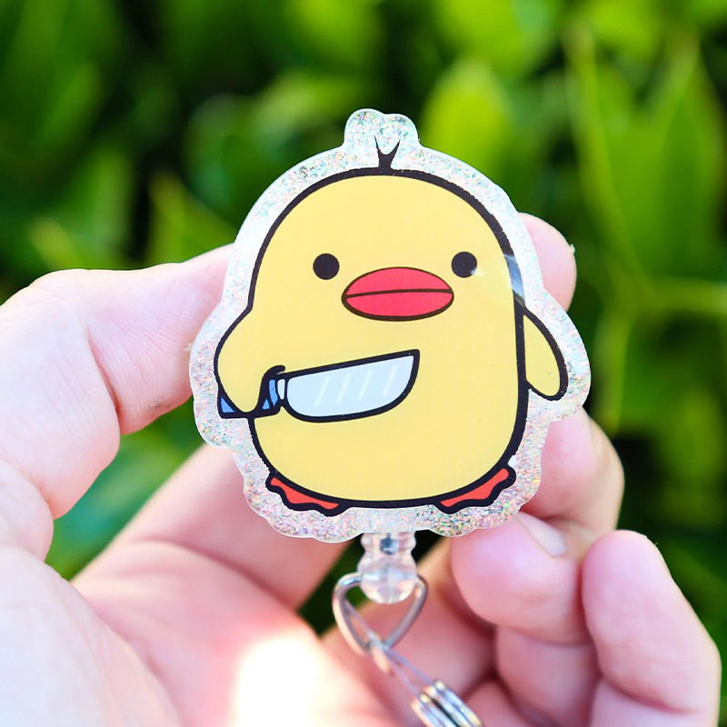 Stabby Duck Badge Reel