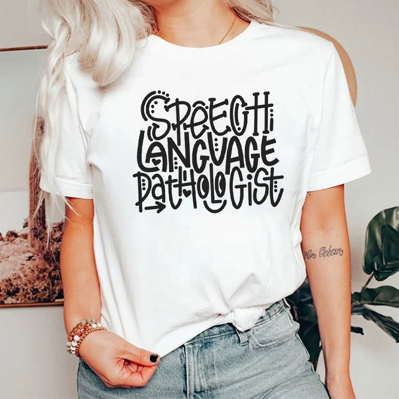 Funny Smile Speech Language Pathologist T-Shirt