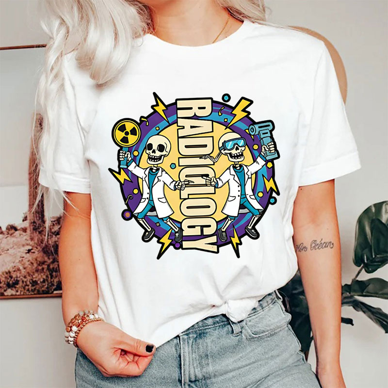 Funny Radiology Skeleton T-Shirt