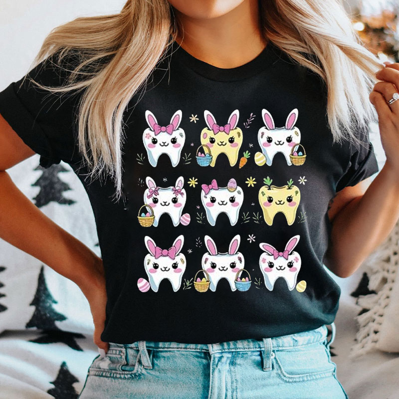 Cute Easter Bunny Teeth T-shirt