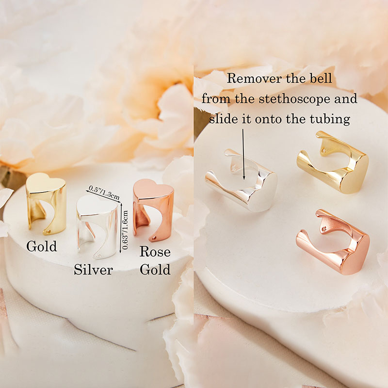 Personalized Love Heart Nurse Stethoscope ID Tag