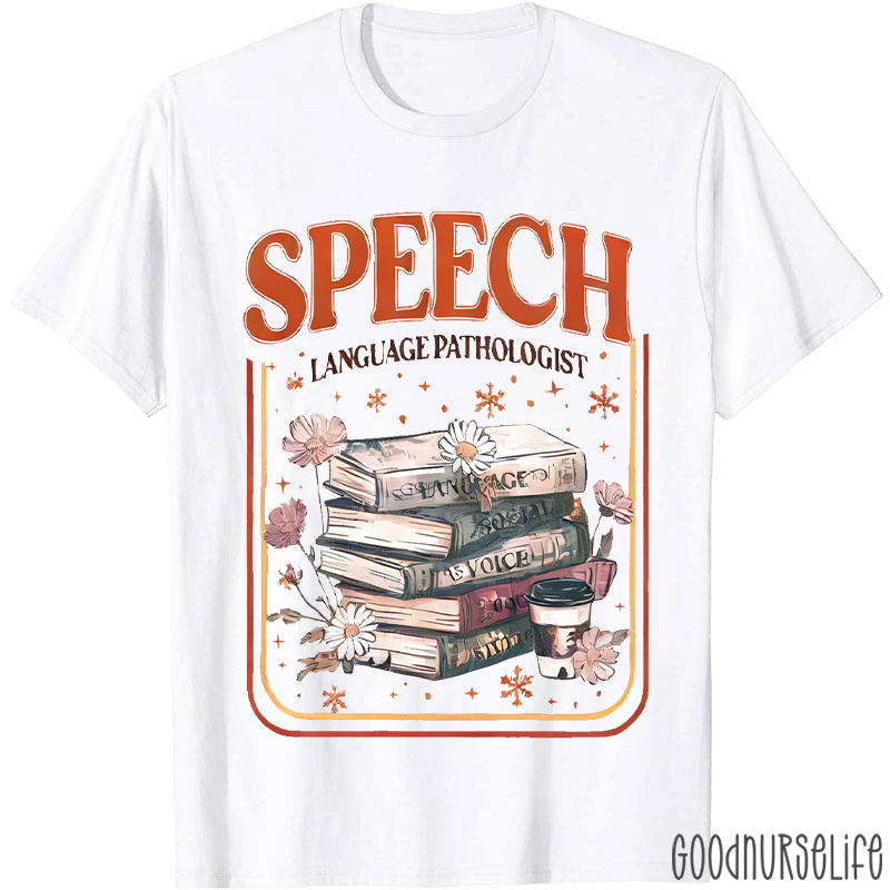 Retro Style Speech Language Pathologist  T-shirt