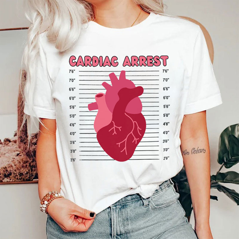 Cardiac Arrest Medical Nurse T-shirt