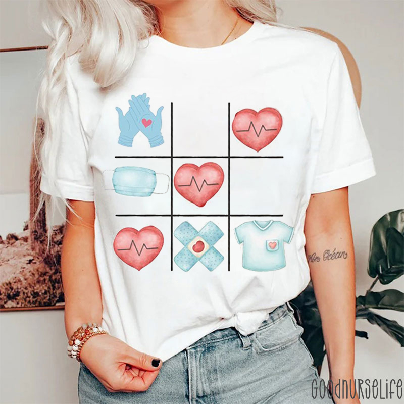 Love Wins Valentine Nurse T-Shirt