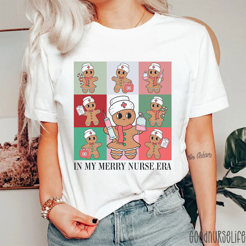 In My Merry Nurse Era Nurse T-shirt