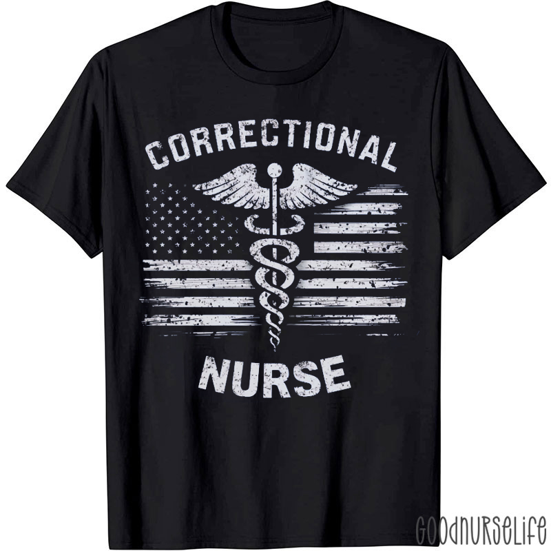 Retro Style Corrections Nurse T-Shirt