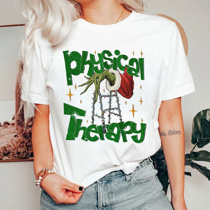 Physical Therapy Hand PT Festive T-Shirt