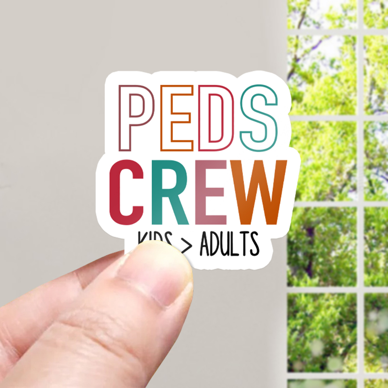 Peds Crew Nurse Stickers