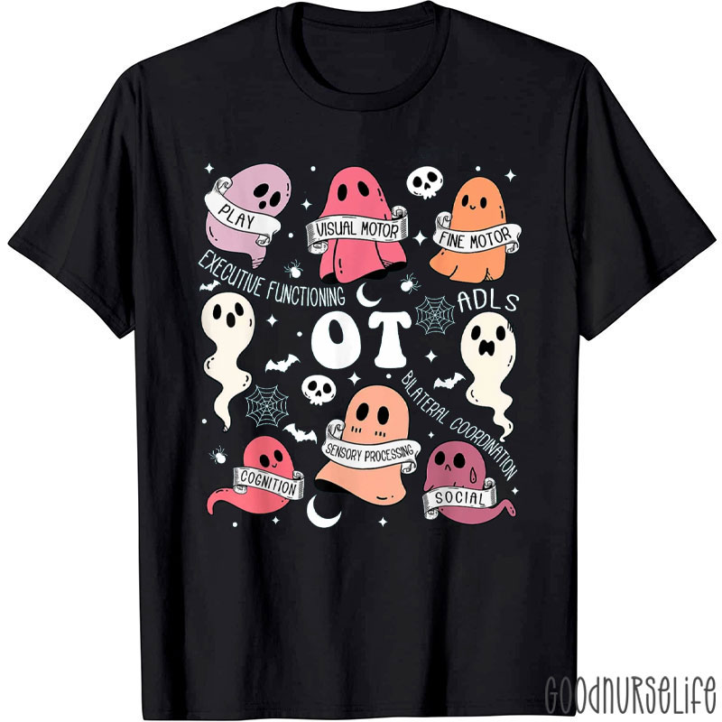 Halloween Cute Trick Or Treat Ghost OT T-Shirt