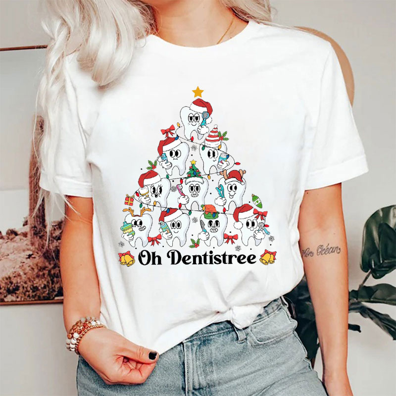 Oh Dentistree Tooth Tree T-Shirt