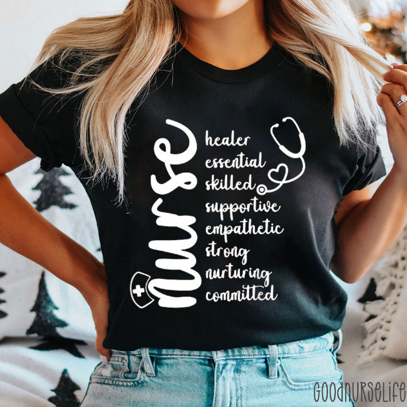 Healer Essential Skilled Nurse T-Shirt