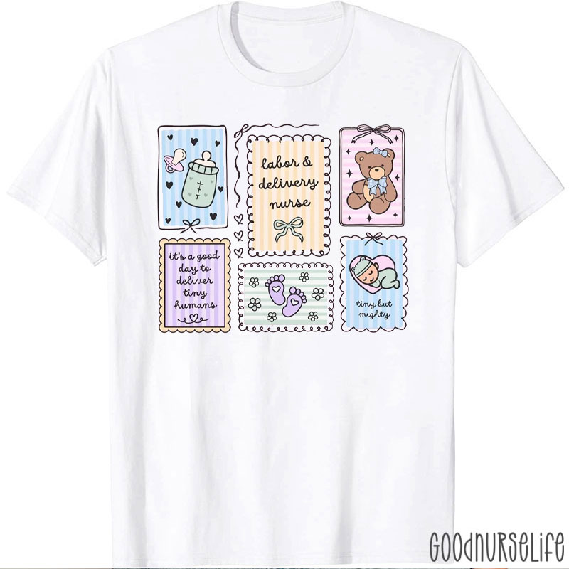Labor And Delivery Nurse Cute Baby Nurse T-Shirt