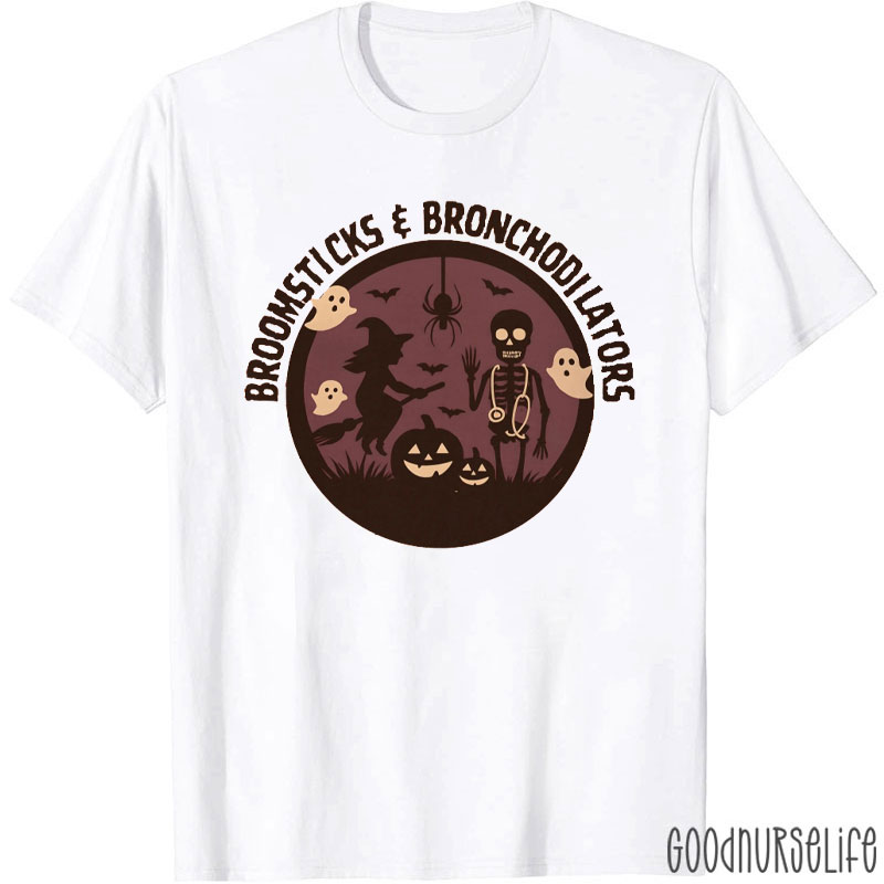 Broomsticks and Bronchodilators T-Shirt