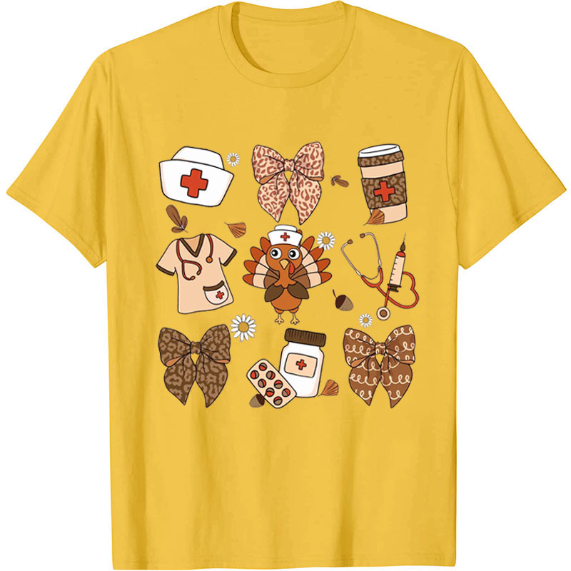 Loving Thanksgiving Nurse T-shirt