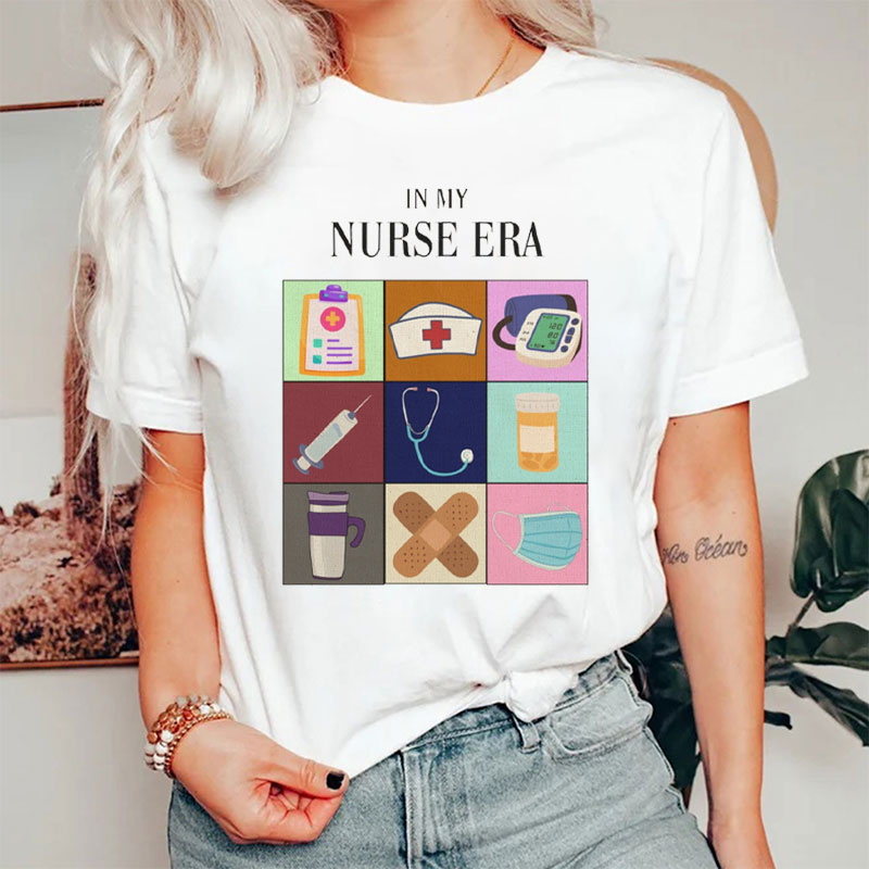 In My Nurse Era Medical Supplies Nurse T-shirt