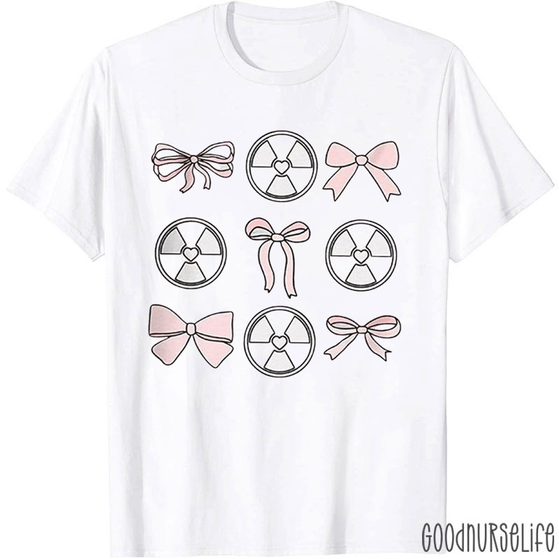 Valentine Radiology Bowknot Nurse T-Shirt