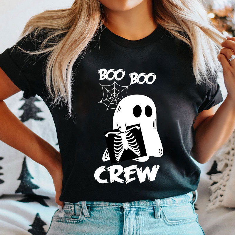 Boo Boo Crew Ghost With X-Ray T-Shirt