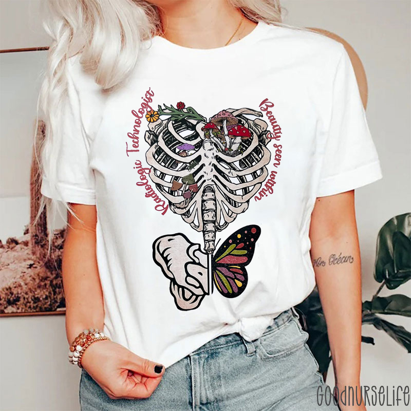 Radiologic Technology Beauty Seen Within Nurse T-Shirt