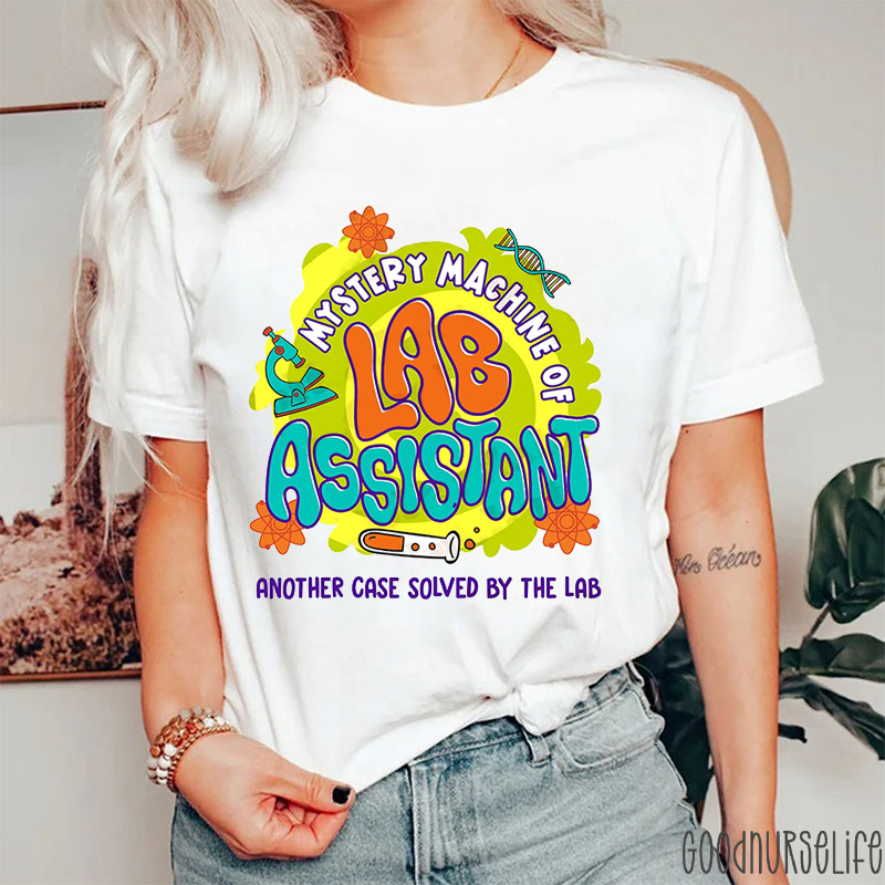 Mystery Machine Of Diagnostics Lab Assistant Nurse T-Shirt