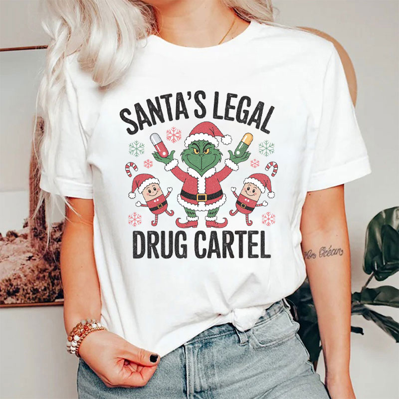 Santa's Legal Drug Cartel T-Shirt