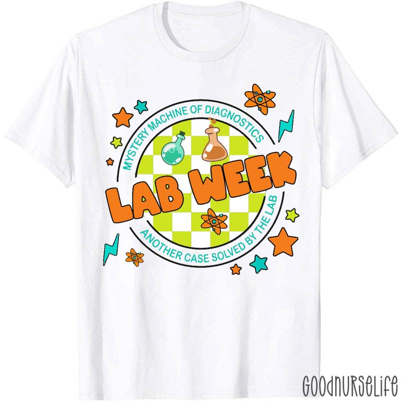 Mystery Machine Of Diagnostics Lab Week Nurse T-Shirt