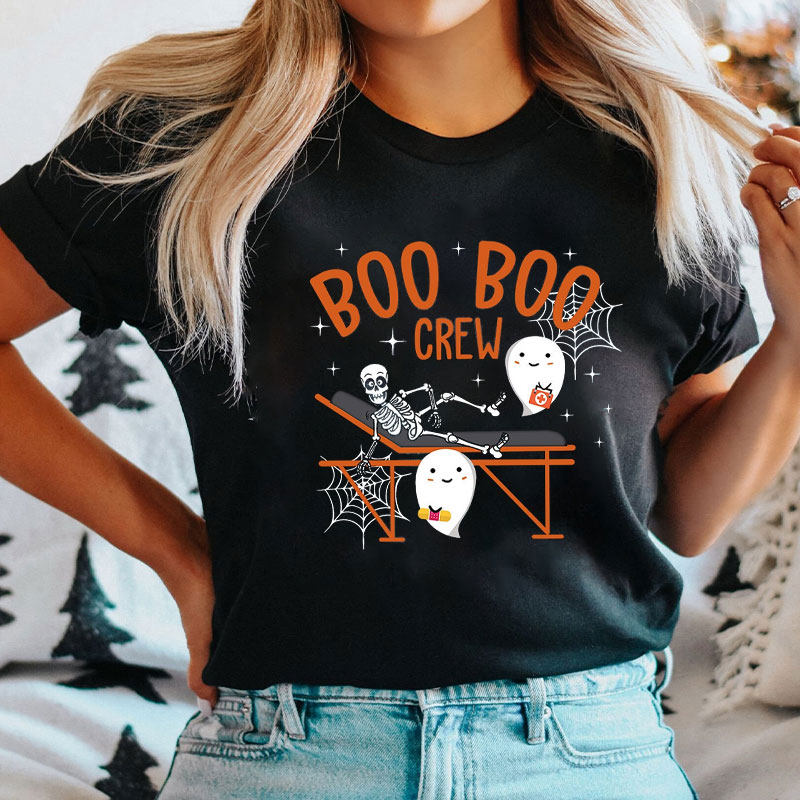 Halloween Emergency Medical Ghost Nurse T-Shirt