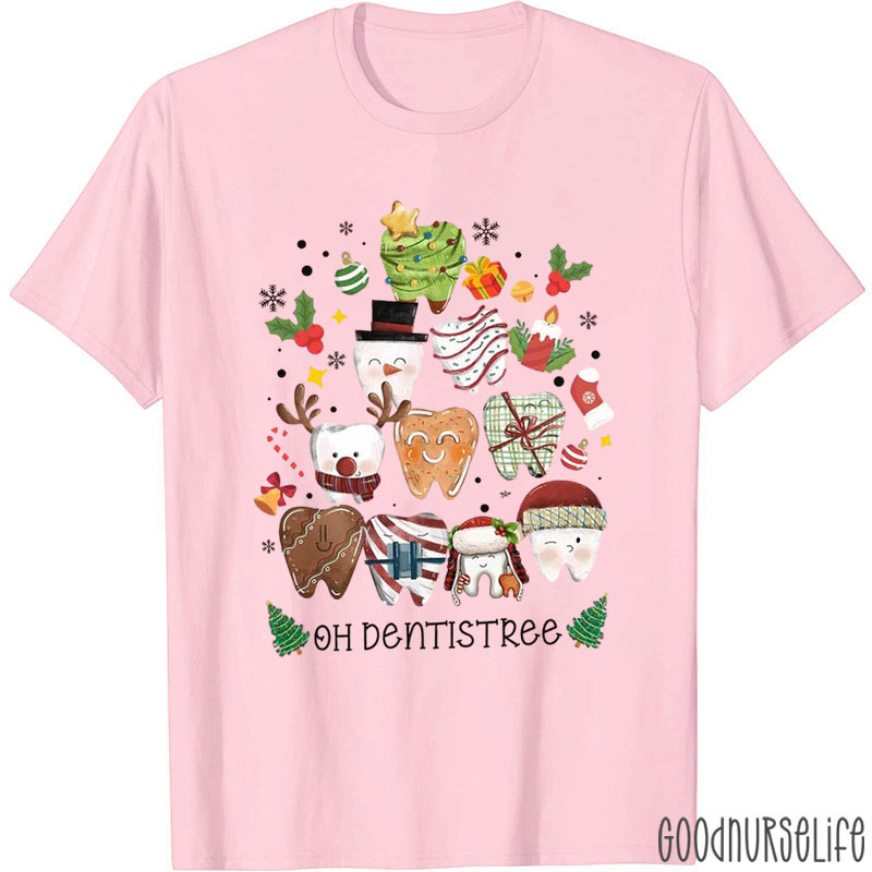 Oh Dentistree Christmas Nurse T-shirt