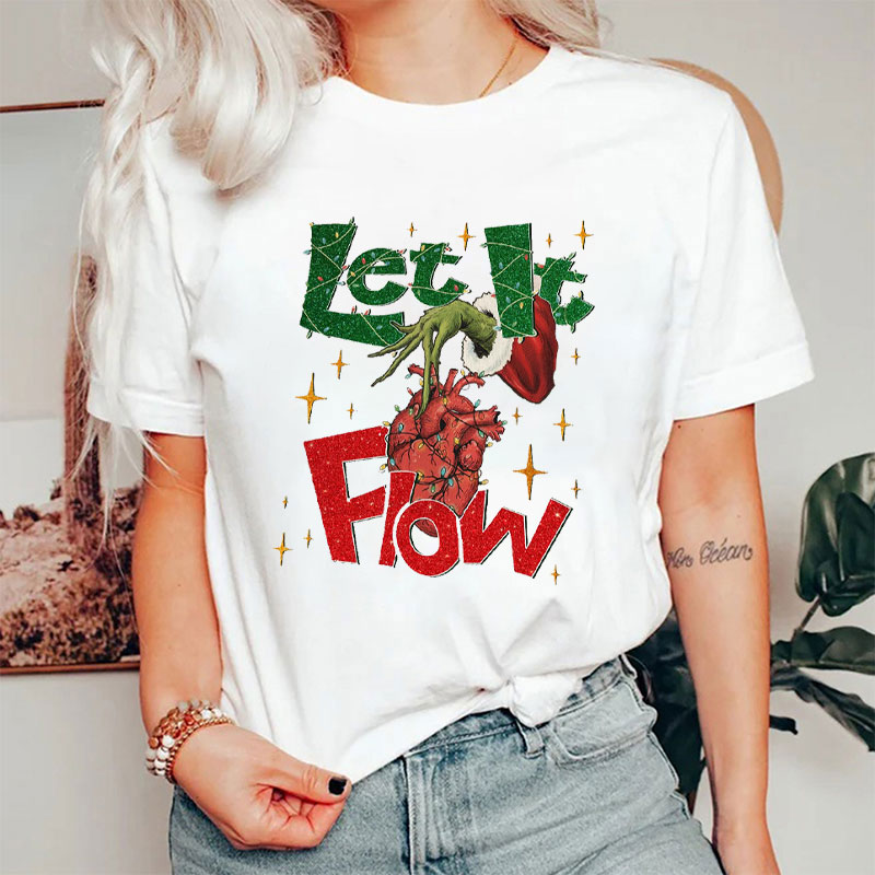 Hand Let It Flow Cardiac Nurse T-Shirt