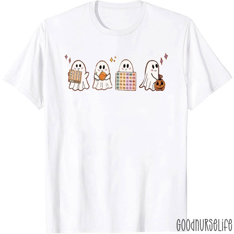Four Cute Halloween Ghosts T-Shirt