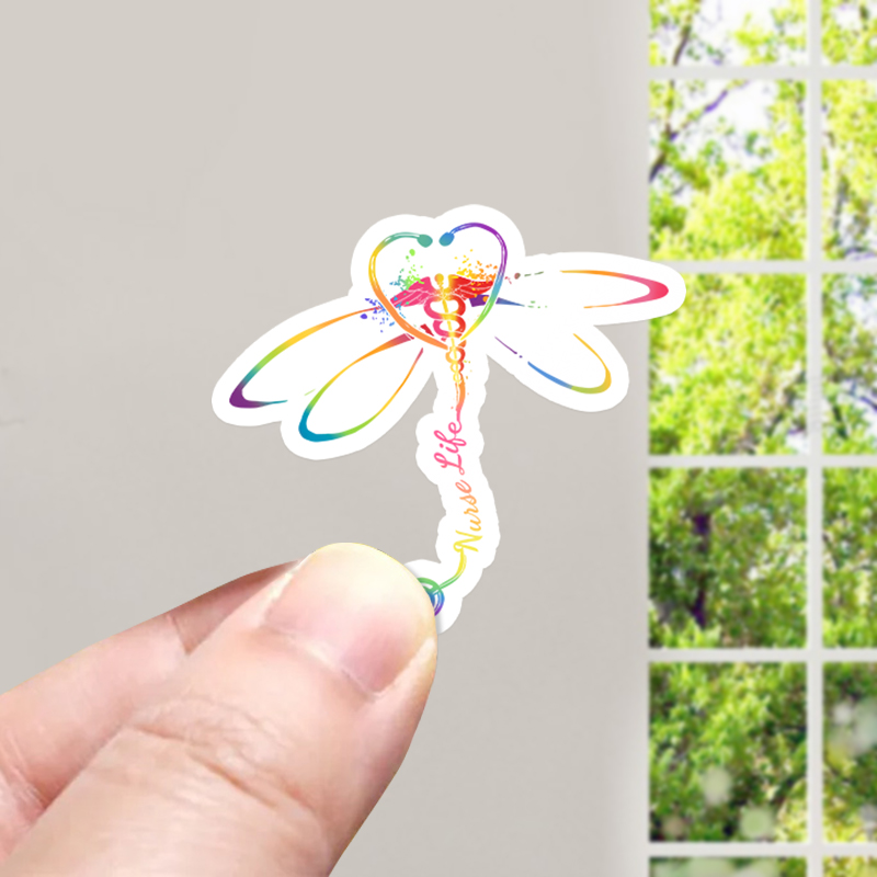 Colorful RN Nurse Life Nurse Stickers