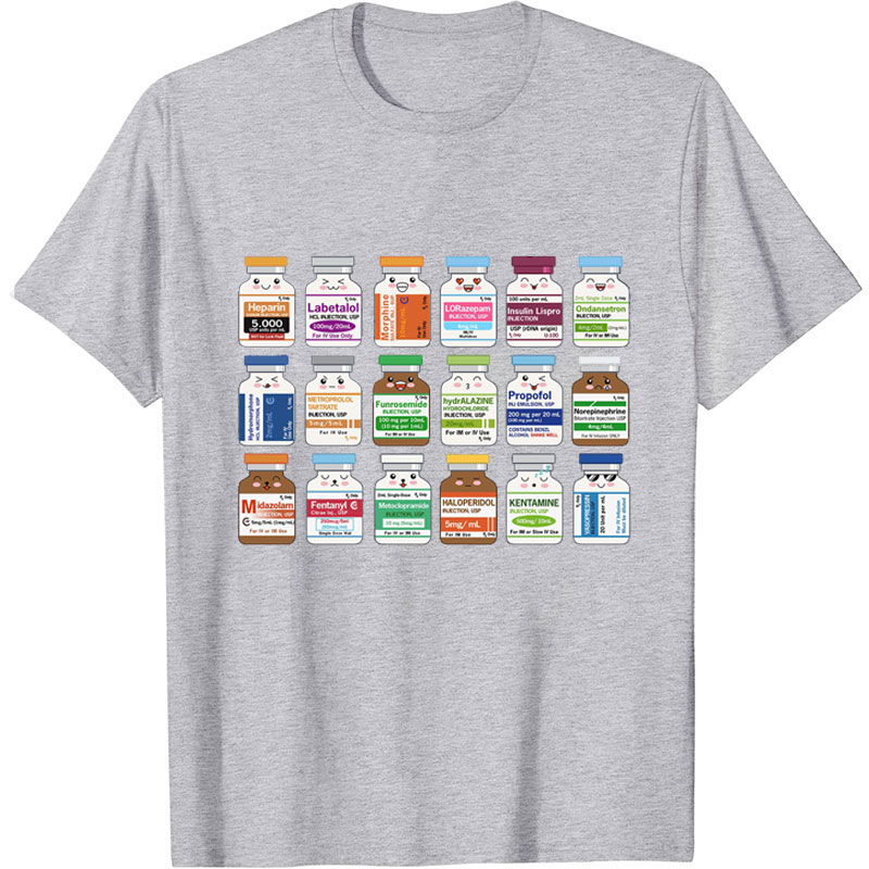 Medication Vial Nurse T-Shirt