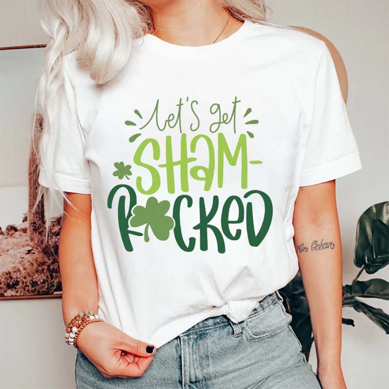 Let's Get Shamrocked Nurse T-Shirt