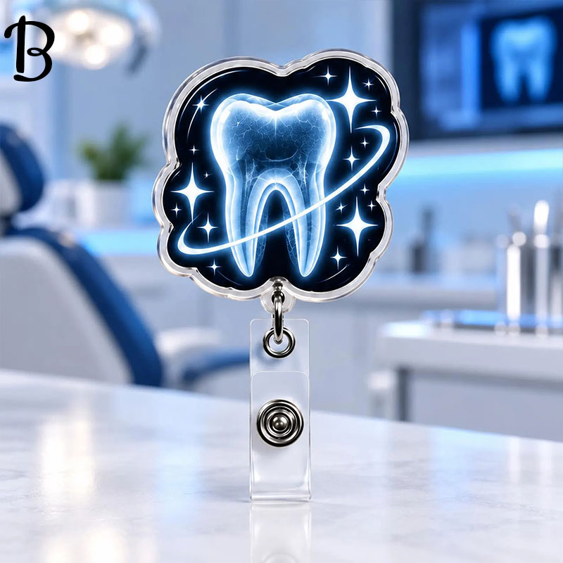 Radiology Tooth Badge Reel