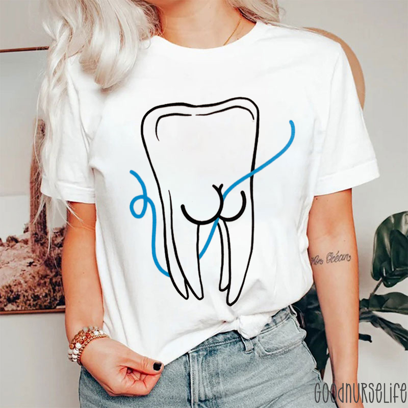 Dental Floss Dental T-Shirt