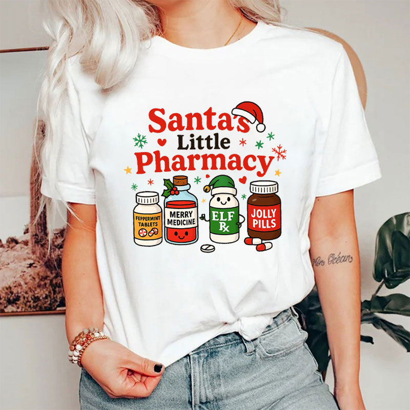 Santa's Little Pharmacy T-Shirt