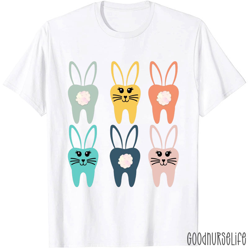 Easter Bunny Tooth Dental Nurse T-Shirt