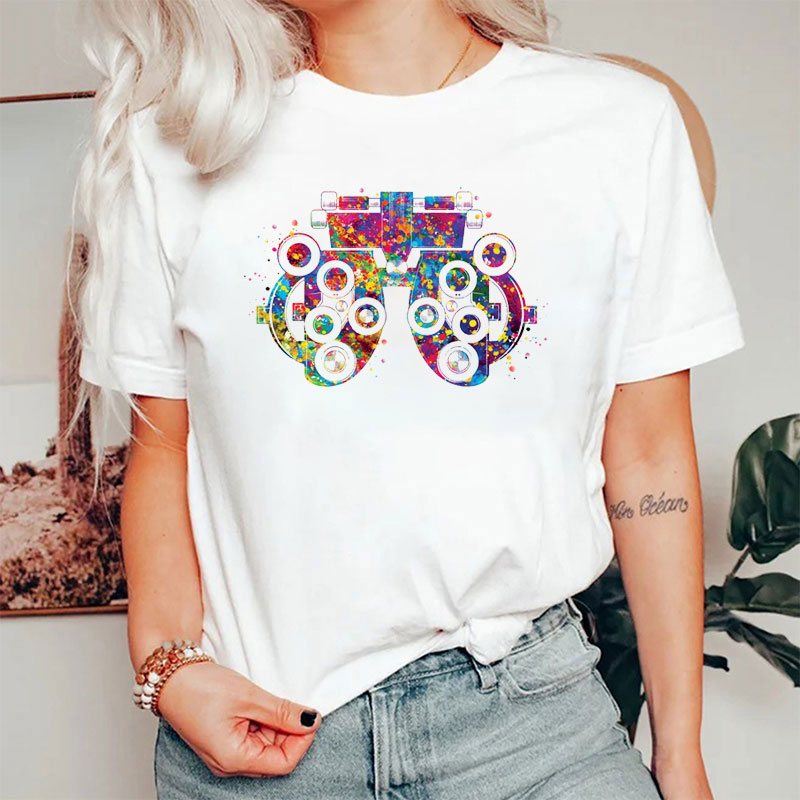 Color Splatter Eye Care Equipment T-Shirt