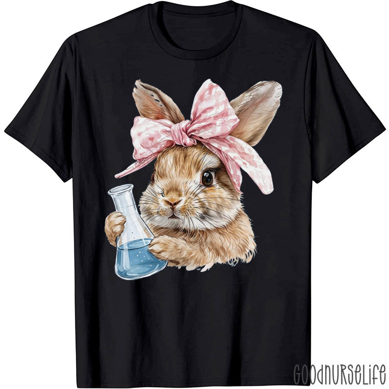 Medical Lab Easter Bunny T-shirt