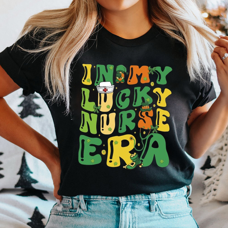 In My Lucky Nurse Era Nurse T-Shirt