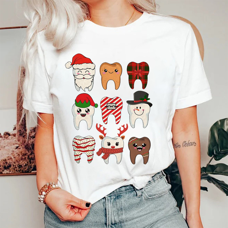 Christmas Dental Squad Nurse T-shirt