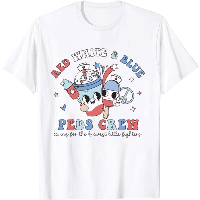 Caring For The Bravest Little Bighters Nurse T-shirt