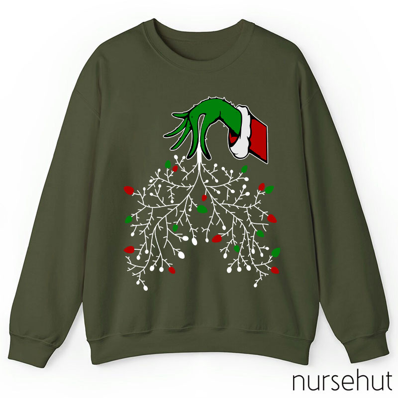 It's Time To Turn On The Christmas Lights Nurse Sweatshirt