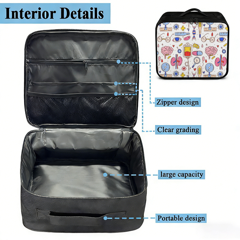 Cute Medical Icons Nurse First Aid Kit Bag