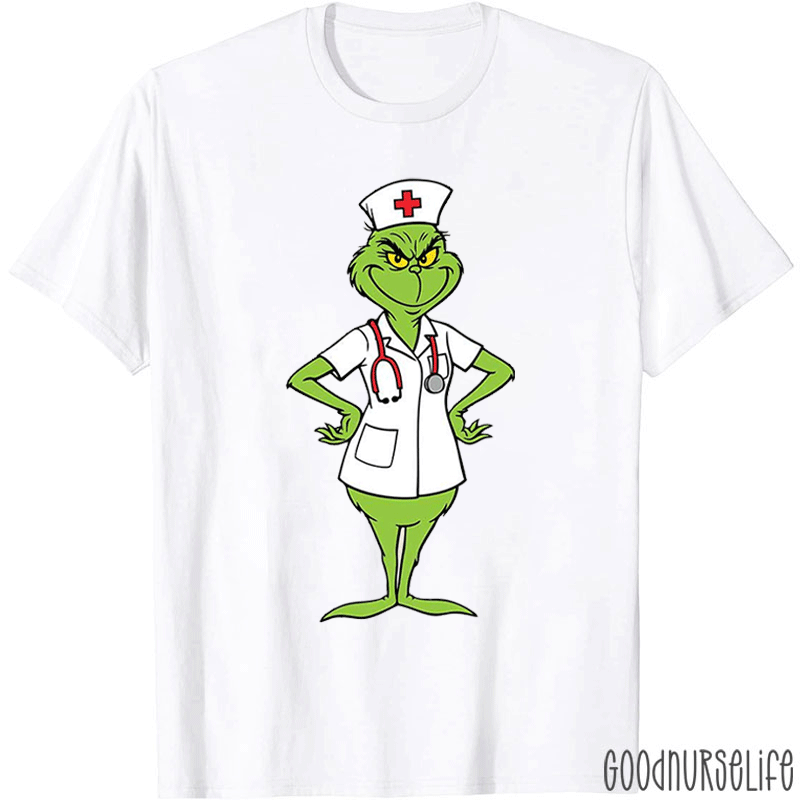 Green Monster Nurse T-shirt