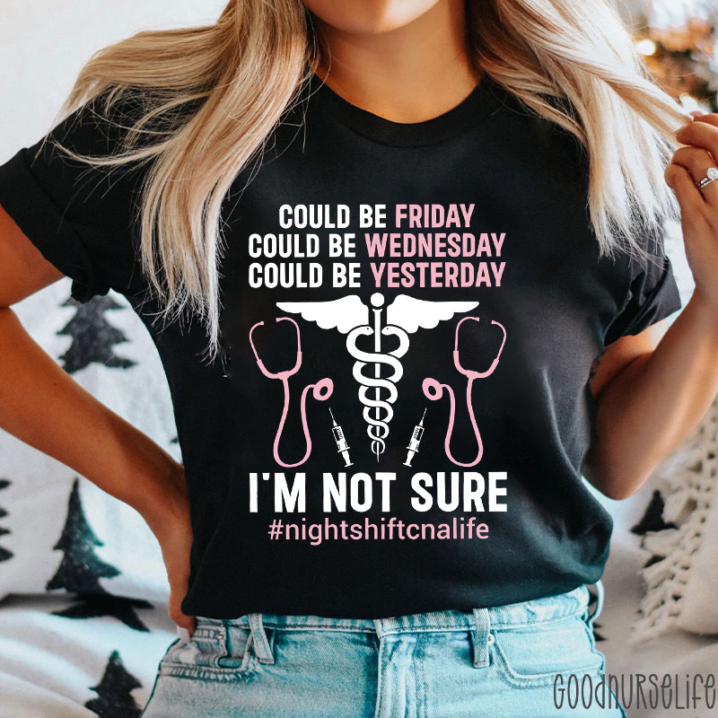 Personalied Night Shift Life Nurse T-Shirt