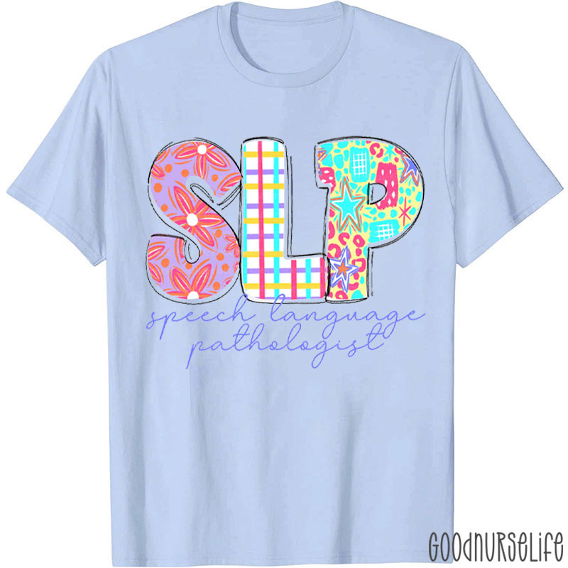 Personalized Flower Cute Pattern Nurse T-Shirt