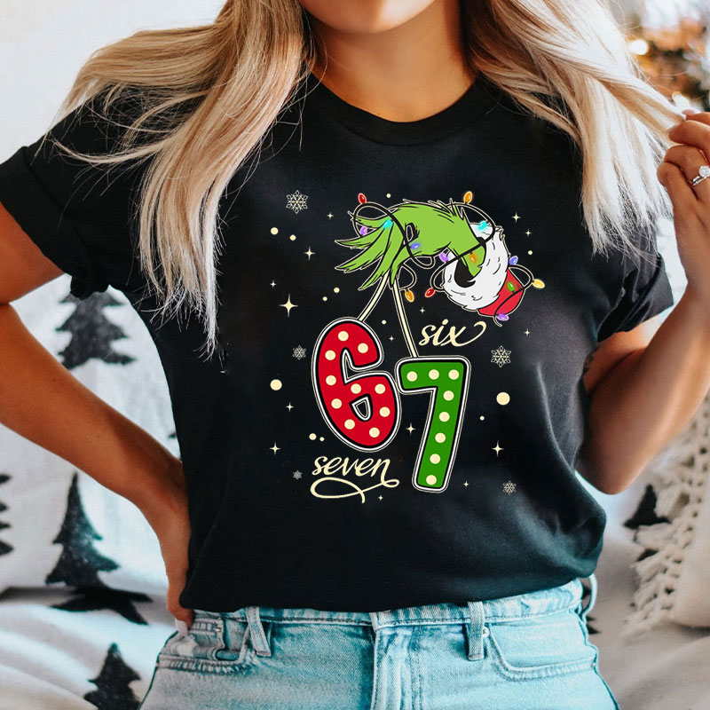 67 Shift Christmas Lights Holiday Work Nurse T-Shirt